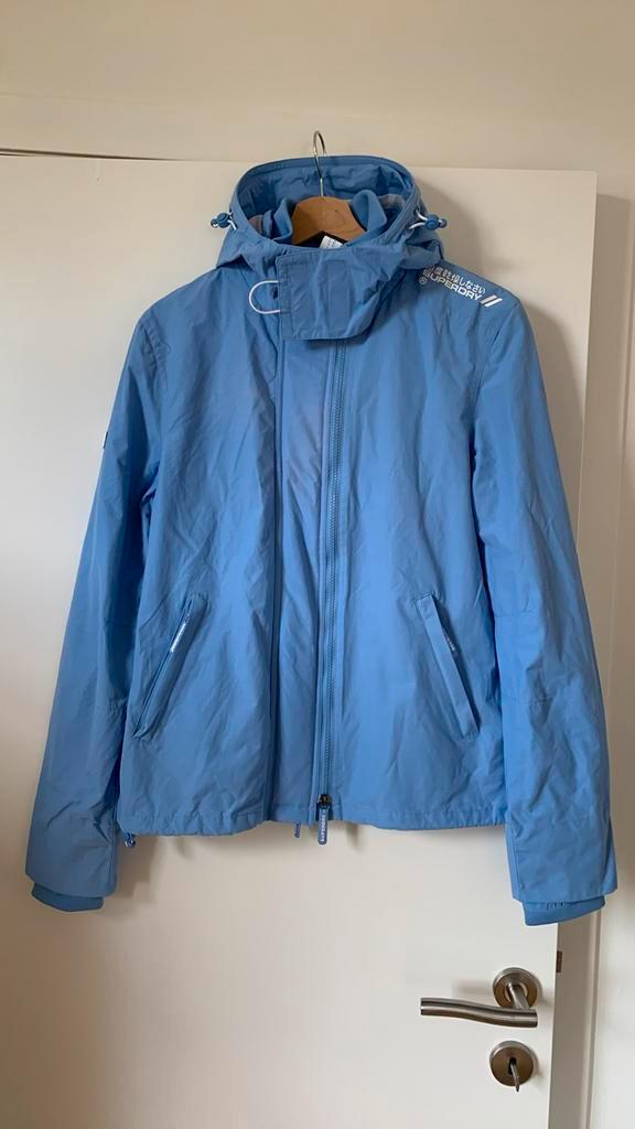 Jas Superdry, maat XL, in perfecte staat, Kleding | Dames, Jassen | Zomer, Zo goed als nieuw, Blauw, Ophalen of Verzenden