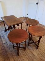 Table rectangulaire et ses 3 gigognes, Maison & Meubles, Enlèvement ou Envoi, 50 à 100 cm, Utilisé, Rectangulaire