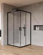 Douchecabine zwart 90x90 cm - Antikalk Nano Coating - Nieuw, Doe-het-zelf en Bouw, Ophalen of Verzenden, Nieuw, Douche