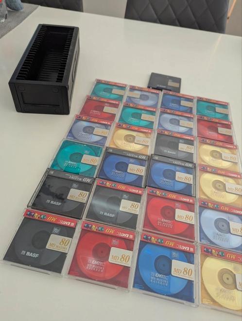 Lot de 25 minidisc de 80 min, Audio, Tv en Foto, Walkmans, Discmans en Minidiscspelers, Ophalen of Verzenden