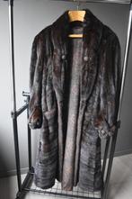 Vintage Manteau en fourrure de vison Artisanal, Brun, Porté, Jacquel, Taille 42/44 (L)