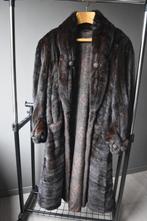 Vintage Manteau en fourrure de vison Artisanal, Brun, Porté, Jacquel, Taille 42/44 (L)