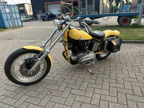 1975 Harley davidson Chopper Motorfiets, Motoren, Motoren | Harley-Davidson, Bedrijf, Overig