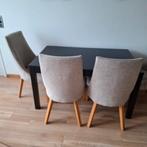 Uitschuifbare tafel en 6 stoelen, Ophalen, Gebruikt