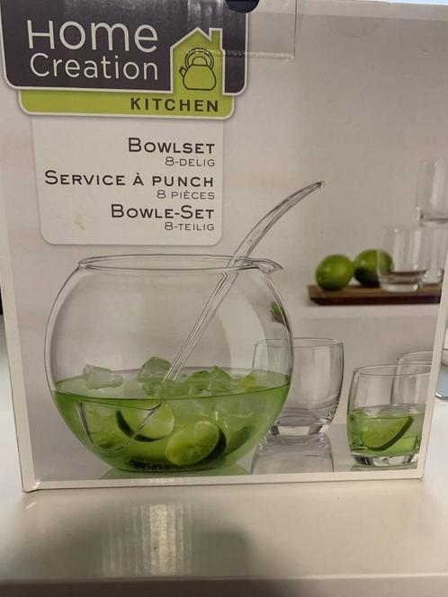 Bowlset 8 Delig, Huis en Inrichting, Keuken | Servies, Nieuw, Glas of Glazen, Glas, Ophalen of Verzenden