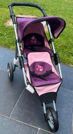 Poppen buggy tweeling, Kinderen en Baby's, Speelgoed | Poppen, Ophalen, Zo goed als nieuw