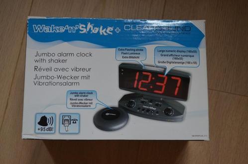 Wekker voor hardhorigen, Elektronische apparatuur, Wekkers, Zo goed als nieuw, Digitaal, Ophalen of Verzenden