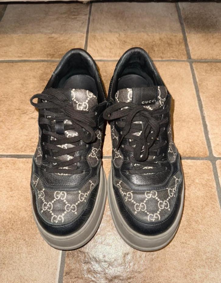 Basket Gucci GG trainer, Vêtements | Hommes, Chaussures, Porté, Baskets, Noir, Enlèvement ou Envoi