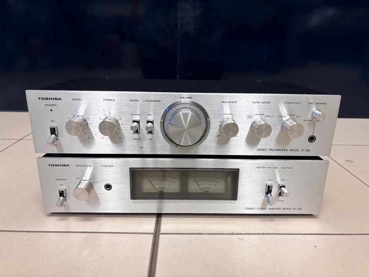 Toshiba versterkerset, Audio, Tv en Foto, Versterkers en Ontvangers, Zo goed als nieuw, Ophalen of Verzenden