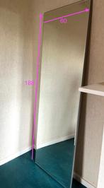 Grote spiegel 60 x188cm, op paneel, in perfecte staat, Huis en Inrichting, Woonaccessoires | Spiegels, Ophalen, Zo goed als nieuw