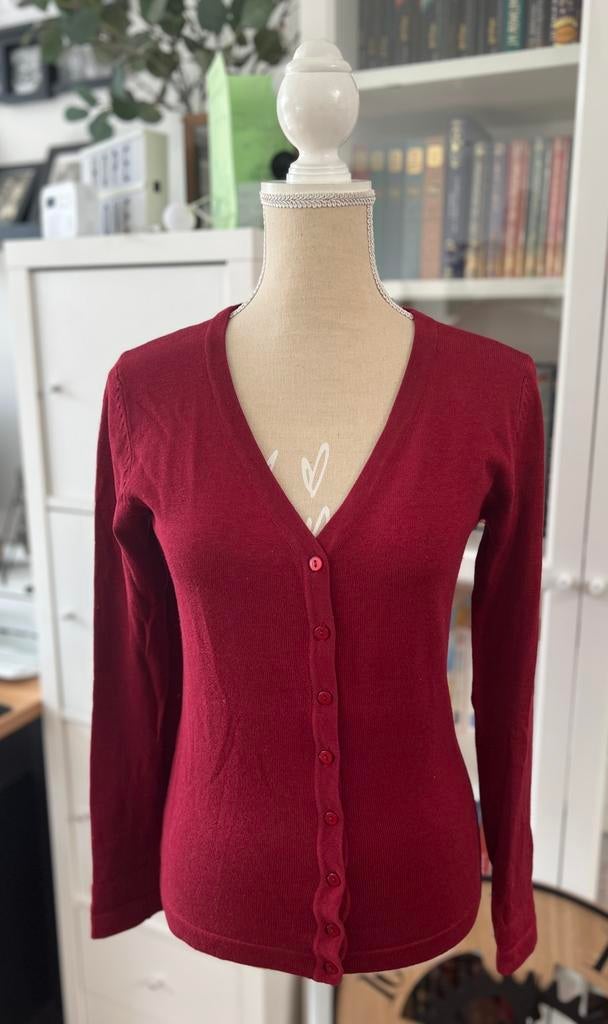 Gilet bordeaux Bel&bo t.S, Bel&bo, Gedragen, Maat 36 (S), Overige kleuren