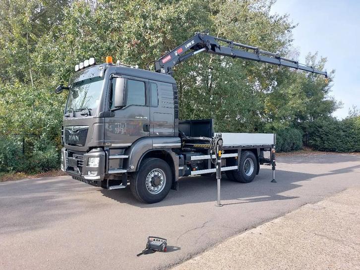 MAN TGS 18.320 4x4H-HIAB 162 E5-27.000km! TOP LKW (bj 2019), Auto's, Vrachtwagens, Bedrijf, 4x4, ABS, Airconditioning, Boordcomputer