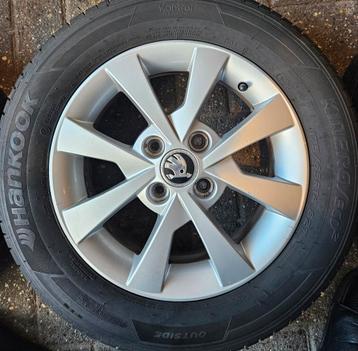 14 inch Skoda Citigo Velgenset 4x100 Hankook 5-6mm  beschikbaar voor biedingen