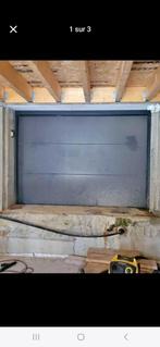 Porte de Garage MIBA  2m70 * 1m90 (RAL 7016), Doe-het-zelf en Bouw, Rolluiken, Ophalen, Gebruikt, 200 cm of meer, Grijs