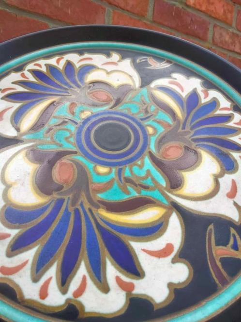 1920s Art Deco plazuid Gouda keramiek Astor, Antiek en Kunst, Antiek | Woonaccessoires, Ophalen of Verzenden