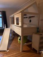 kinderbed wit hoogslaper, Kinderen en Baby's, Ophalen, Zo goed als nieuw, Hoogslaper