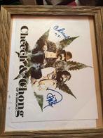 Cheech and chong gehandtekende foto geen reprilica, Enlèvement ou Envoi, Comme neuf, Autres sujets/thèmes, Photo