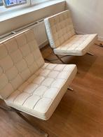 Barcelona chairs, Huis en Inrichting, Ophalen, Gebruikt, Leer