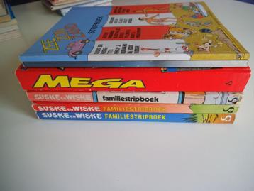 Lot van 6 Suske en Wiske familiestripboeken disponible aux enchères