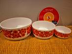 Set van 3 vintage Arcopal lotusschalen, Antiek en Kunst, Ophalen