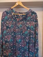 Damart bloesje blauw/print Mt52, Kleding | Dames, Ophalen of Verzenden