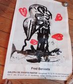 affiche zeefdruk Fred Bervoets De Zwarte Panter Pers 1991, Antiek en Kunst, Ophalen of Verzenden