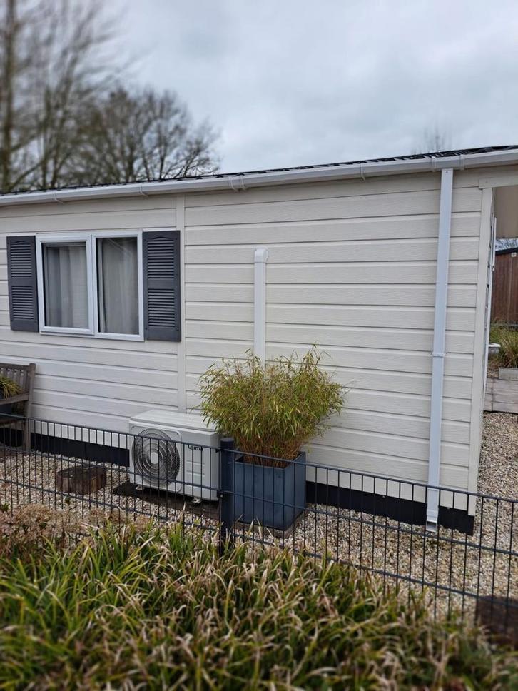 Te koop mooie chalet bj 2020 met complete inboedel,, Caravans en Kamperen, Stacaravans, Ophalen