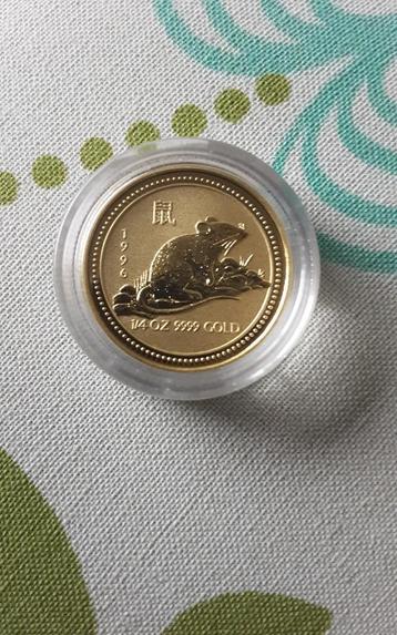 Gouden muntje 1/4 oz beschikbaar voor biedingen