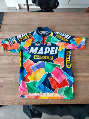 Vintage Mapei quick step wielertrui retro koers Santini beschikbaar voor biedingen