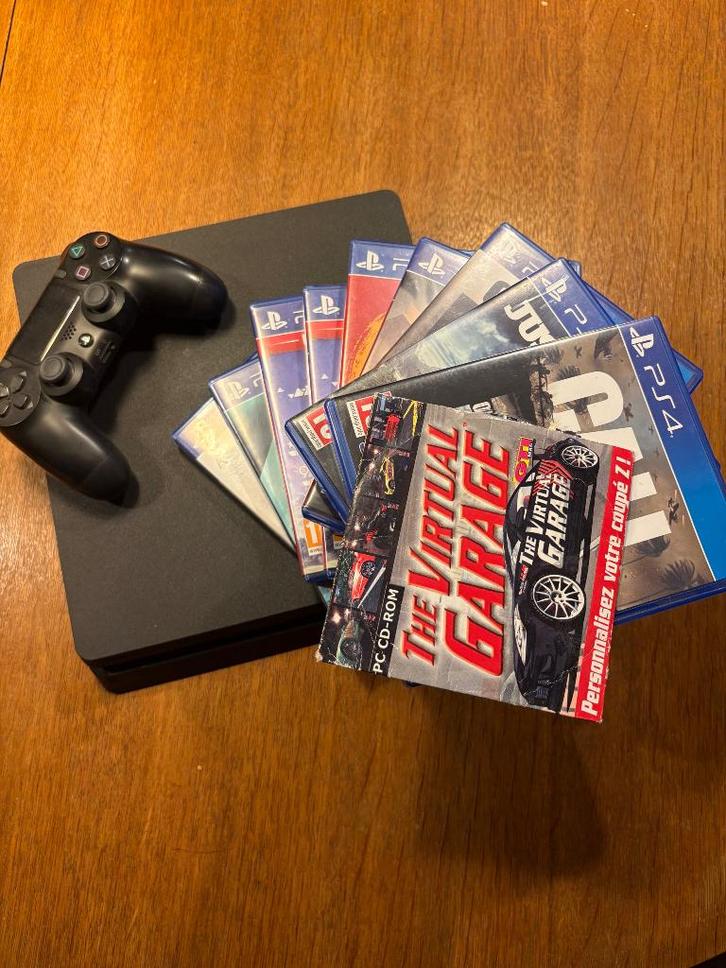 PlayStation 4 Slim 1T avec 1 manette et 11 jeux, Consoles de jeu & Jeux vidéo, Consoles de jeu | Sony PlayStation 4, Comme neuf