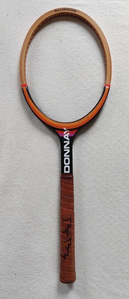 Donnay Bjorn Borg persoonlijk racket, Sports & Fitness, Tennis, Comme neuf, Raquette, Enlèvement ou Envoi