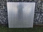 nette gebruikte aluminium traanplaat 100 cm x 100 cm 2,5/4mm, Doe-het-zelf en Bouw, Platen en Panelen, Ophalen, Zo goed als nieuw