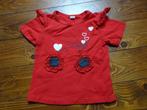 Rood T-shirt met korte mouwen (Shein - Maat 100), Kinderen en Baby's, Kinderkleding | Maat 98, Meisje, Shein, Ophalen of Verzenden