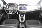 Nissan Micra 1.0 Acenta *1ste Eigenaar*Navigatie*Carplay*, Auto's, Nissan, Voorwielaandrijving, Stof, Wit, 5 deurs