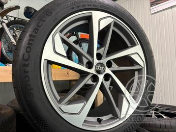 19 inch Audi Sport Q3 Velgen Origineel S-line Continental 5x beschikbaar voor biedingen