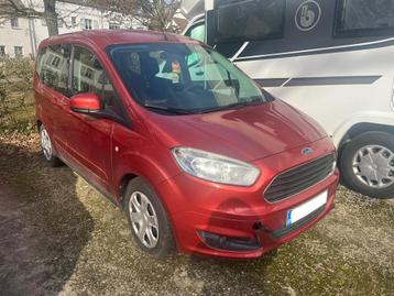 Ford courier 1.0 i‼️COURROIE DISTRIBUTION USÉE‼️2014, Autos, Rouge, Euro 5, Achat, Boîte manuelle