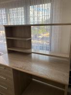 Bureau met bijhorende bovenplank, Ophalen, Gebruikt, Bureau