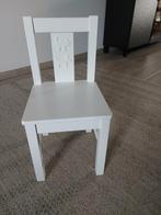 2 chaises bois massif enfant, Ophalen, Twee, Wit, Zo goed als nieuw