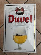 ijzeren bord Duvel, Verzamelen, Ophalen, Gebruikt, Reclamebord, Plaat of Schild, Duvel