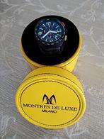 Montres de Luxe - BLACK AVIO Chrono Big, Bijoux, Sacs & Beauté, Enlèvement ou Envoi, Comme neuf, Noir
