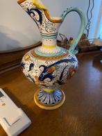 Handbeschilderde Italiaanse vaas/kan – Deruta keramiek, Antiek en Kunst, Ophalen of Verzenden