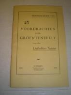 25 voordrachten over groententeelt 1945, Livres, Maison & Jardinage, Enlèvement, Utilisé