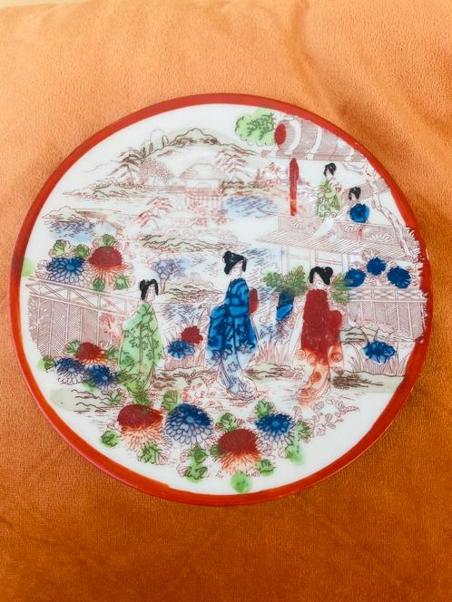 Set van drie antieke Satsuma borden uit de Meiji-periode, Antiek en Kunst, Antiek | Wandborden en Tegels, Ophalen