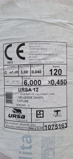 Ursa glaswol, 5st (13,5 m2) 6m45cm12cm dik., Doe-het-zelf en Bouw, Ophalen, 10 tot 15 m², 12 cm of meer, Nieuw