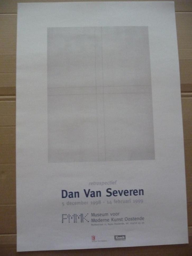 DAN VAN SEVEREN - affiche PMMK OOSTENDE, 1998, Antiek en Kunst, Kunst | Litho's en Zeefdrukken, Ophalen of Verzenden