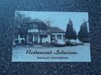 DESSELBERGEN: Restaurant "Solarium" - reklamekaart, Collections, Cartes postales | Belgique, Non affranchie, Flandre Orientale