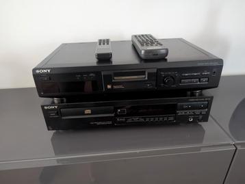 Minidisc- en cd-spelers van Sony beschikbaar voor biedingen