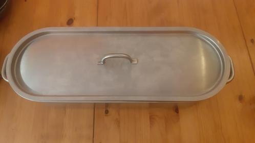 Saumonière, Huis en Inrichting, Keuken | Potten en Pannen, Gebruikt, Kookpan of Snelkookpan, Inox, Inductieplaat, Keramische plaat
