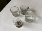 4 verschillende shot glaasjes, Ophalen of Verzenden