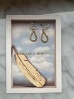 Wouters & Hendrix oorbellen verguld zilver, Ophalen of Verzenden, Zo goed als nieuw, Zilver